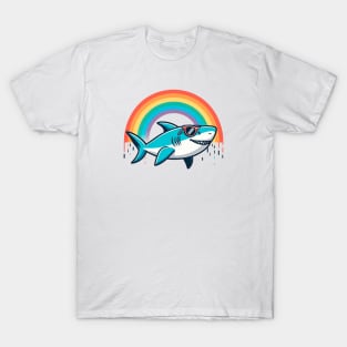 Shark on the Rainbow T-Shirt